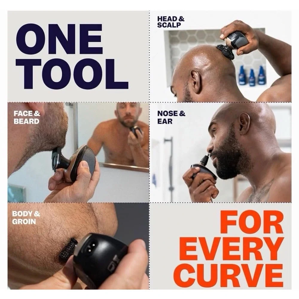 Freebird FlexSeries Electric Head Body Hair Shaver Cordless Waterproof Kit